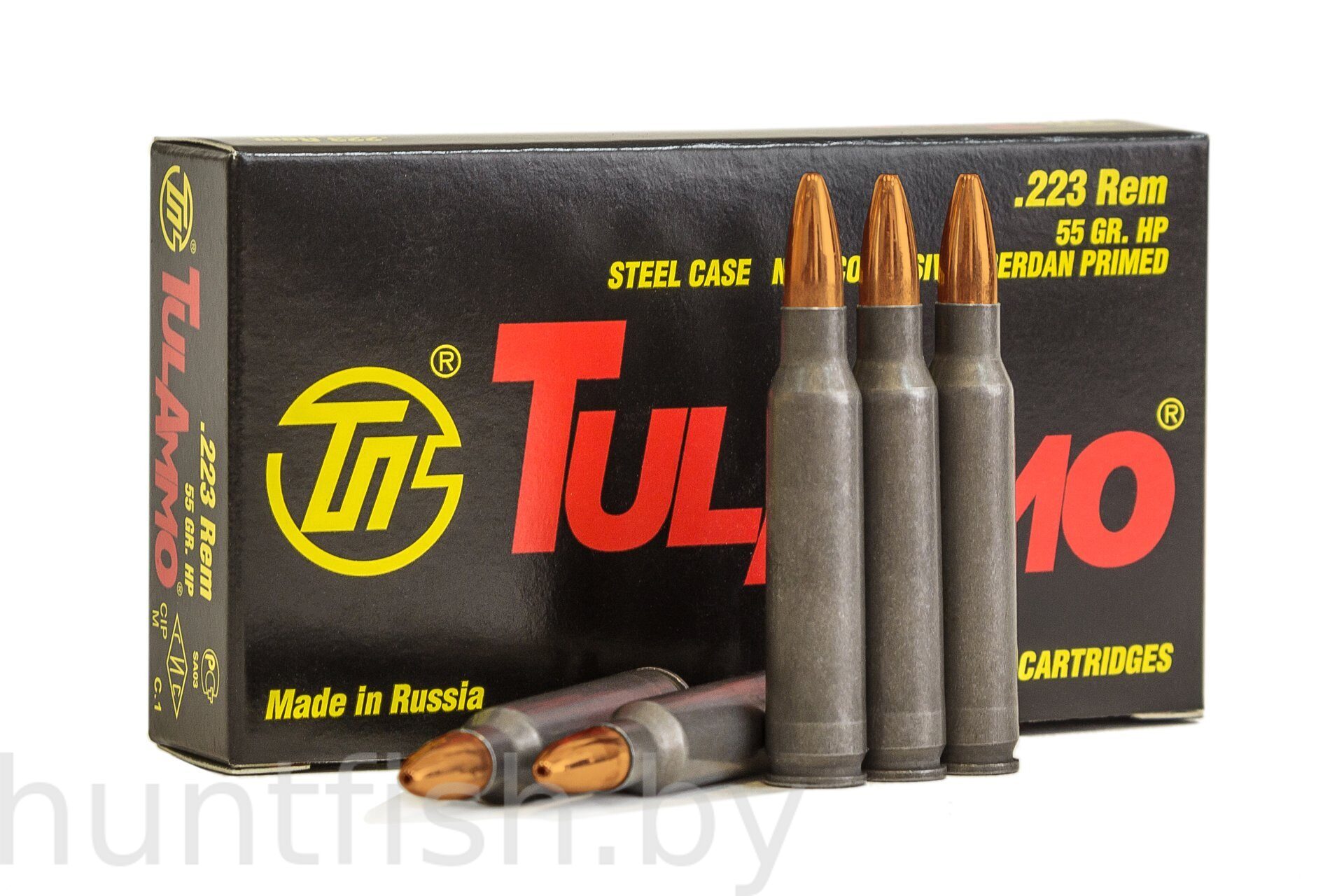 Патроны охотничий .223 Rem TulAmmo (5,56x45) HP, 3,56гр