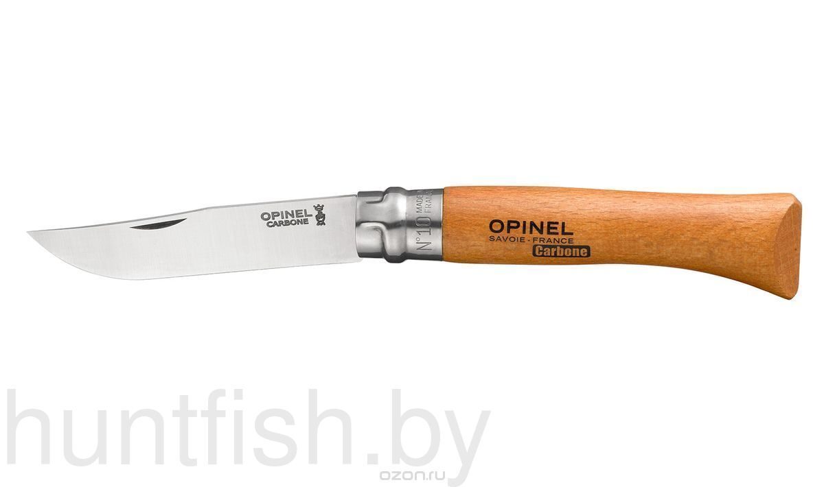 Нож Opinel virobloc n° 10, углеродистая сталь