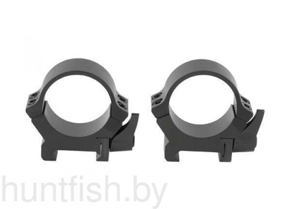 Кольца Leupold QRW2 быстросъемные на Weaver/Picatinny, 30мм, средние, сталь, черные, матовые, 170г