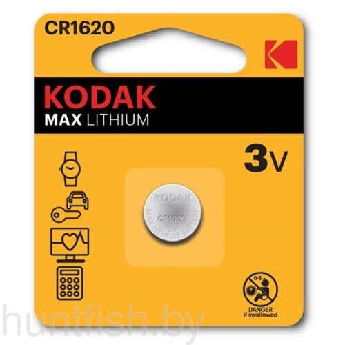 Эл. питания Kodak CR1620-1BL (блистер 1шт)