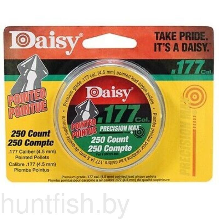 Пульки для пневматики DAISY 250шт модель 7777/ кал.4.5