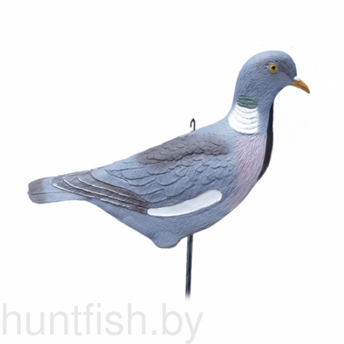 чучело голубя вяхиря активного Sport Plast , полукорпусное, крепеж на палку, пластик, матовое, 180г