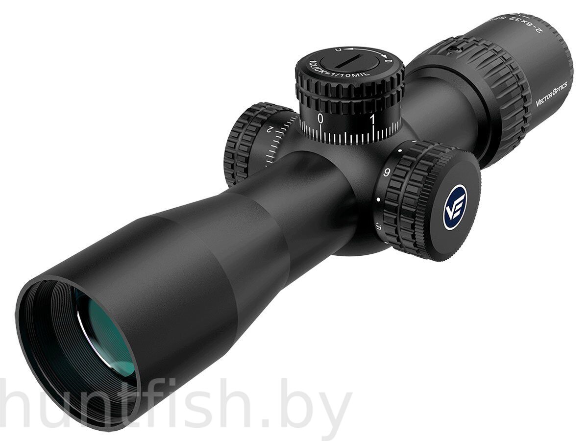 Прицел Vector Optics Veyron 2-8x32 IR, сетка MPR-V5 (MIL), подсветка красная, 30мм, поправки 0.1 MIL