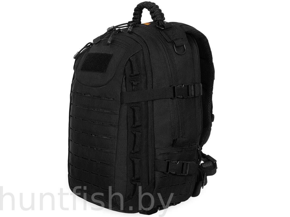 Рюкзак ShotTime городской/тактический Tactical 26л, ПВХ 600D, MOLLE MINUS, 48х27х18 см, чёрный, 1100г