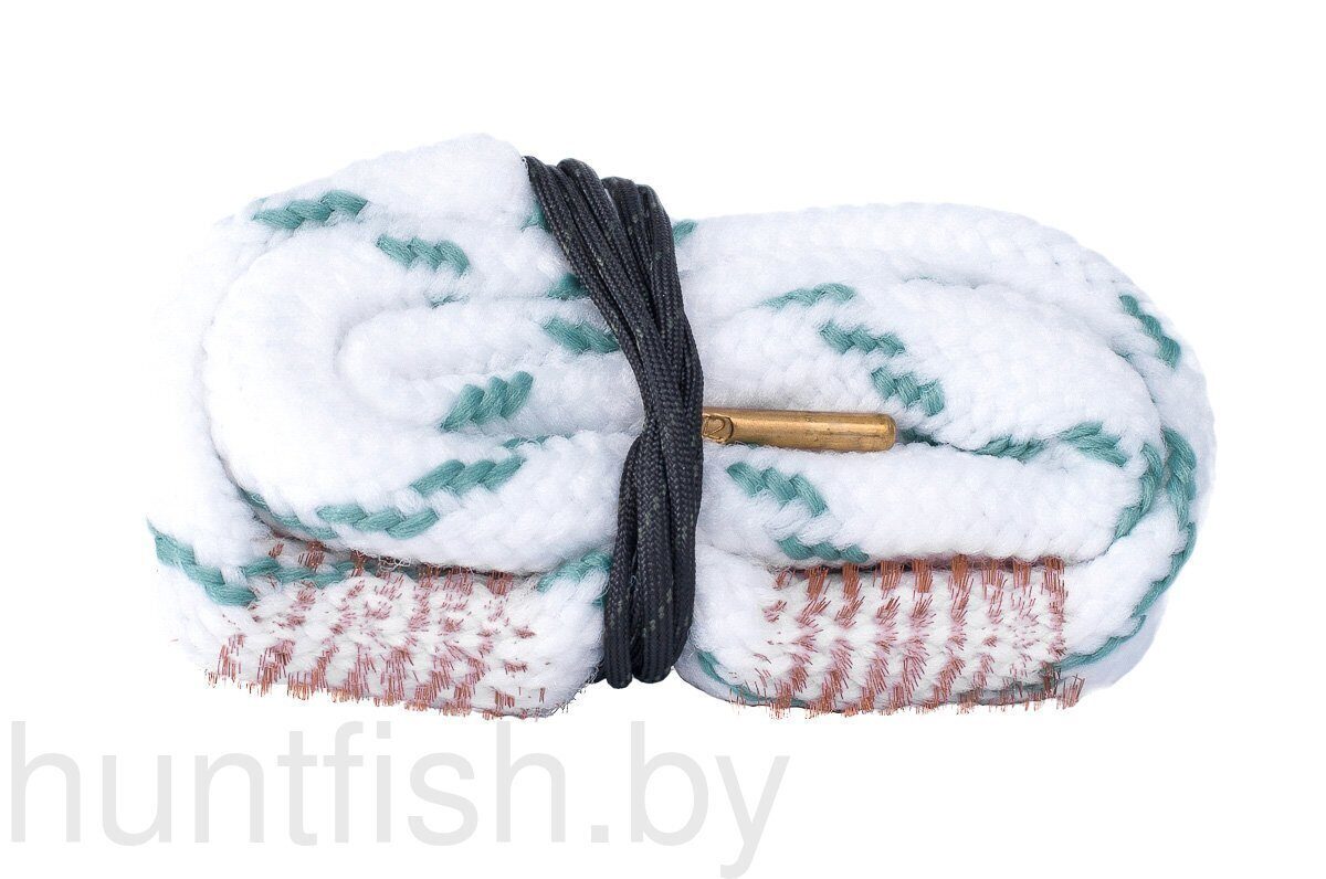 Гибкая змейка ShotTime Cleaning Cord, кал. 12, с бронзовым ершом, материал-капрон, шнур 65см с протяжкой