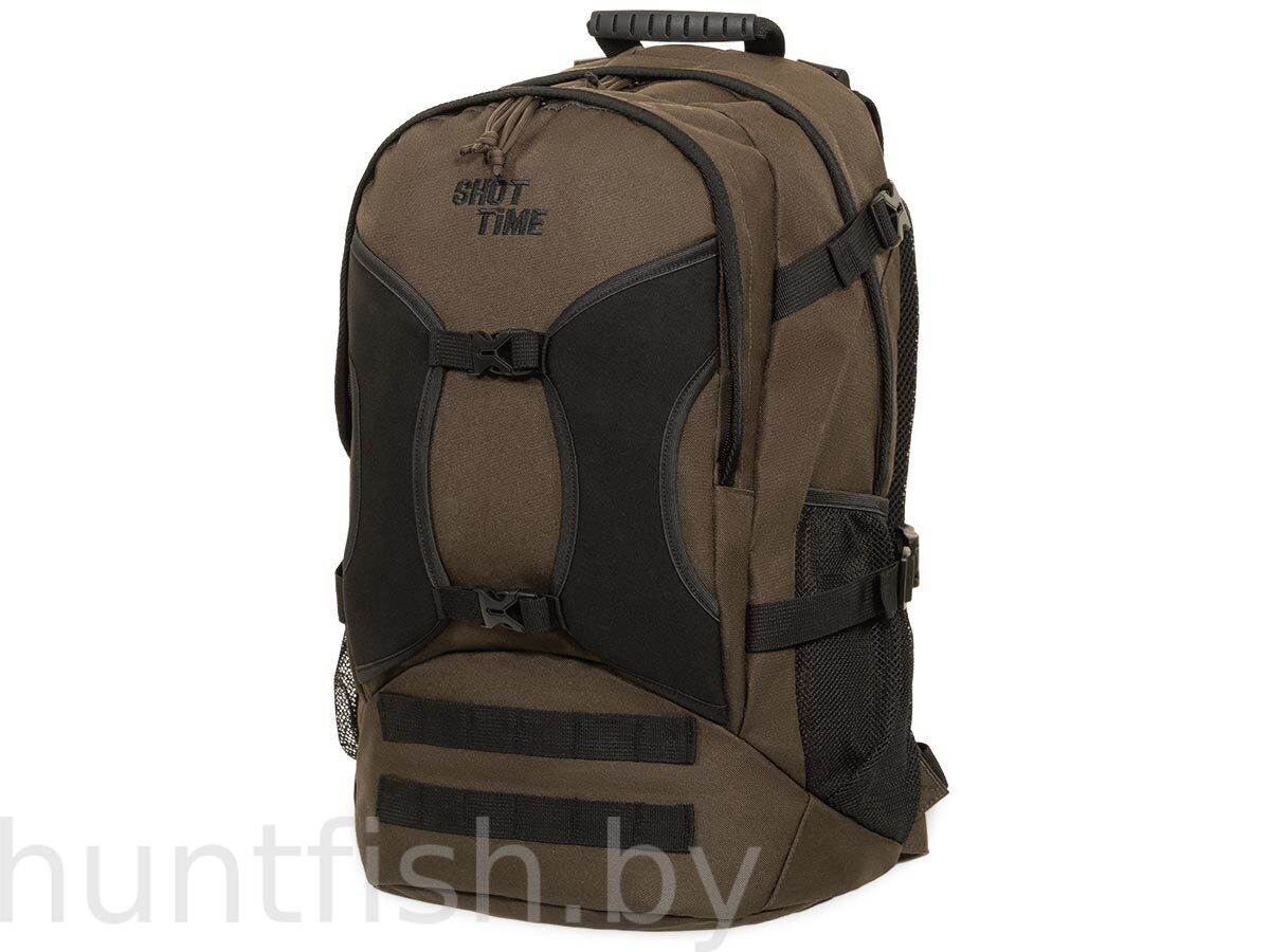 Рюкзак ShotTime туристический Hiker 26л, ПВХ 600D, 50х30х18 см, коричневый, 920г